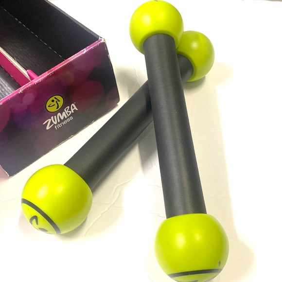 Zumba Exhilarate Toning Sticks-Shake Weights 1 Lb, 1 Pair NIB - Picture 7 of 12